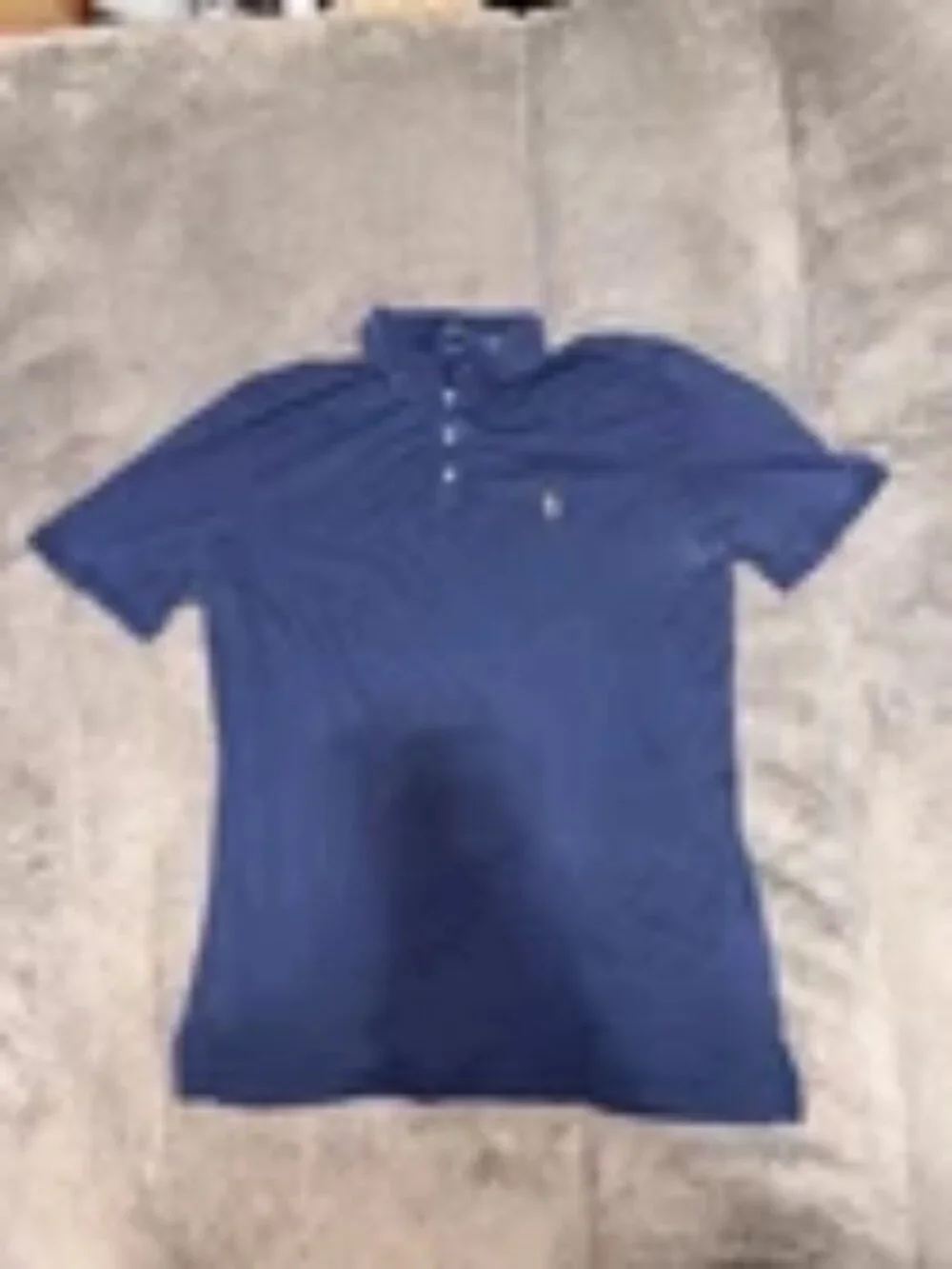 Polo Ralph Lauren Polo Shirt Mens Large Navy Cotton Mesh